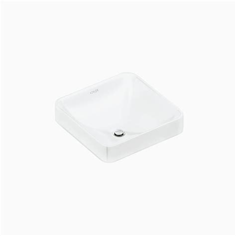 Kohler Vitreous Forefront Table Top Ceramic Square Wash Basin, Over ...