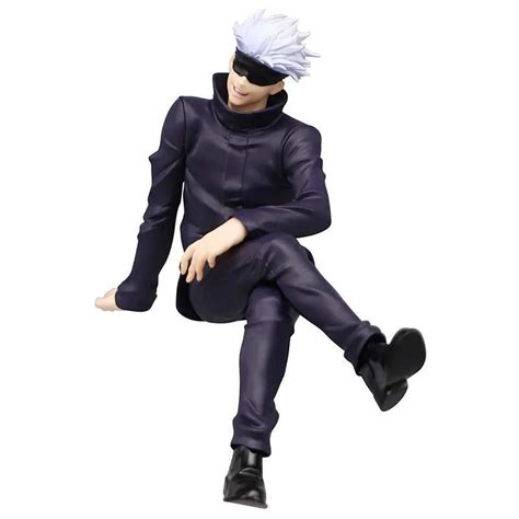 Buy 13cm Jujutsu Kaisen Figures, Gojo Satoru Figurine Sitting Position ...