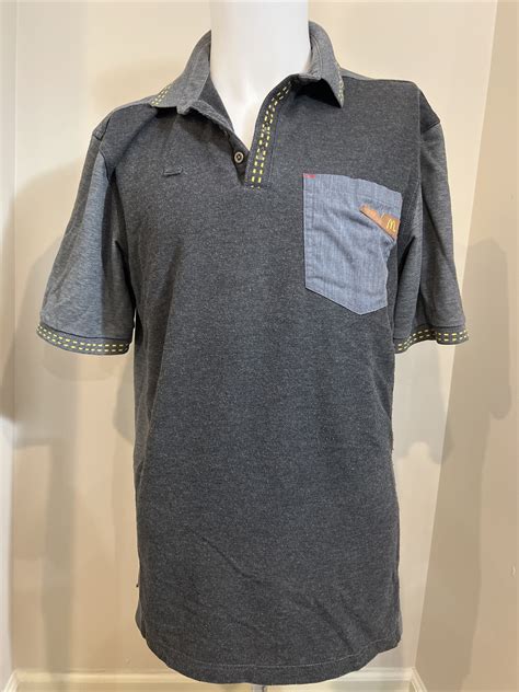 McDonald's Polo Shirt Work Uniform Short Sleeve Pocke… - Gem