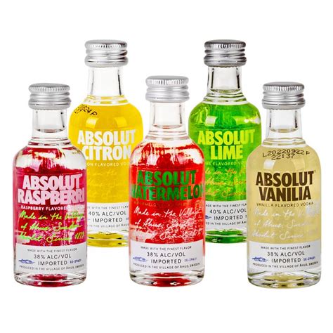 Absolut five 5 x 0,05l 38,8% | Excaliburshop