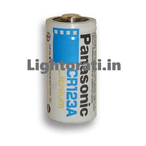 Panasonic CR123A 3v Lithium Non-Rechargeable Battery - CR123A battery ...