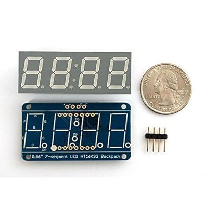 Adafruit 0.56 4-Digit Display with I2C Backpack - India | Ubuy