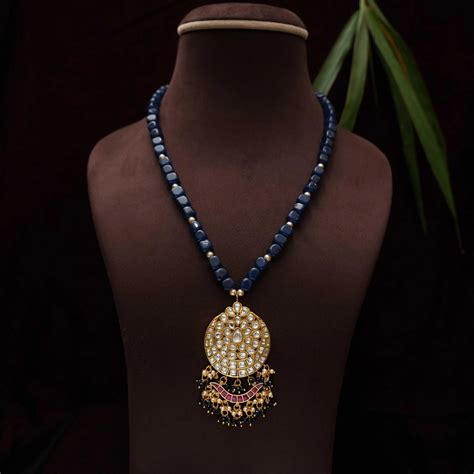 Kundan Long Necklace & Polki Long Necklace for Women