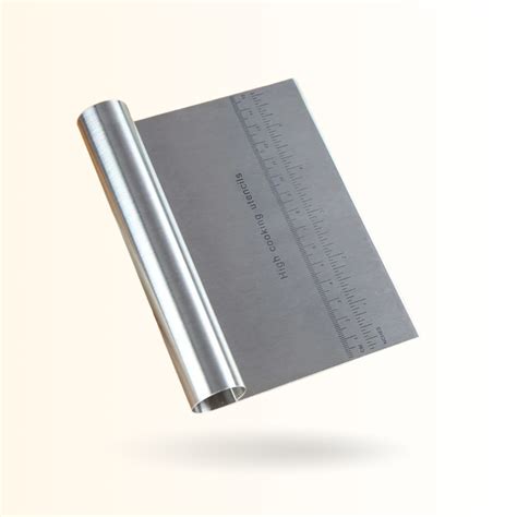 Stainless Steel Dough Scraper – Earthy Bliss