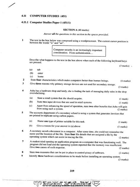 Computer Studies Question 的图像结果