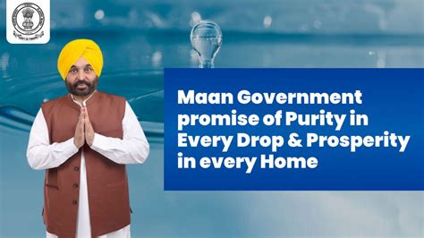 Maan Government Promise Of Purity In Every Drop & Prosperity In Every Home
