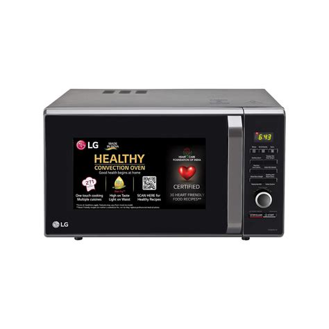LG 28 L Convection Microwave Oven (MC2887BFUM) Black – Electronic Paradise