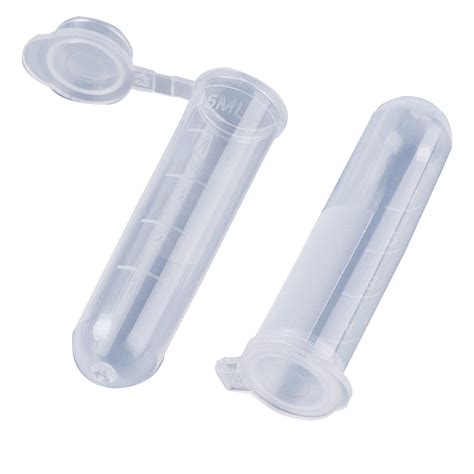 Buy Plastic Test Tube Containers Centrifuge Vial Lab Usage 5 ML online ...
