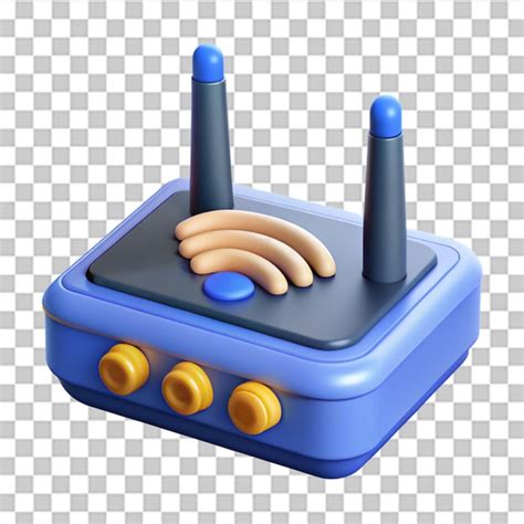 Router wifi 3d icon illustration | Premium AI-generated PSD