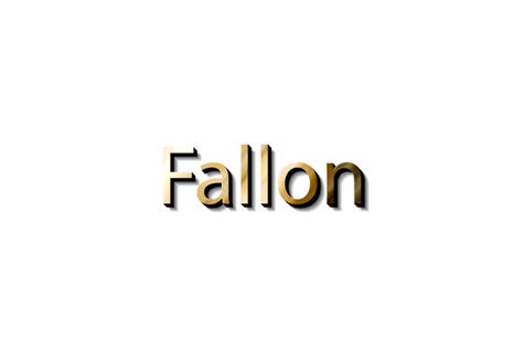 FALLON 3D NAME 15732994 PNG