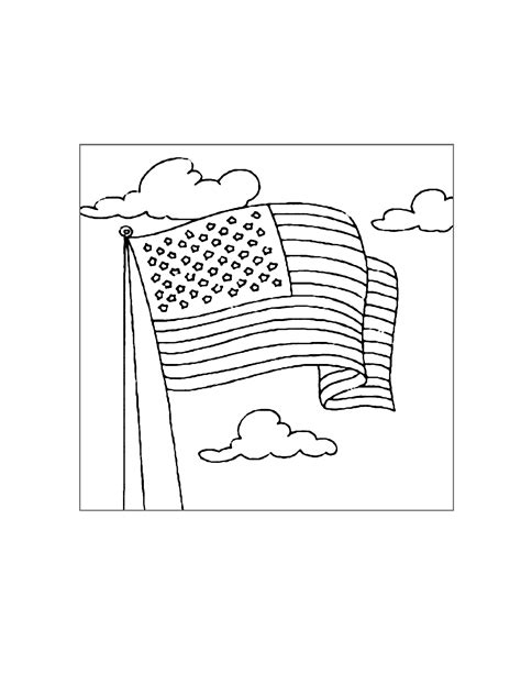 American Flag Coloring Pages - Printable Coloring Pages. FREE
