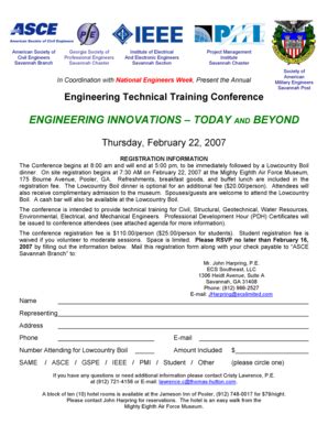 Fillable Online savannah gatech American Society of Civil Engineers ...