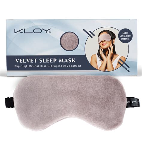 KLOY 100% Mulberry Silk Sleep Eye Mask, Super Smooth for Blind Fold ...