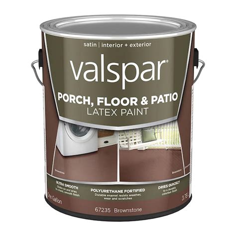 Valspar Brownstone Satin Interior/Exterior Porch and Floor paint ( 1 ...