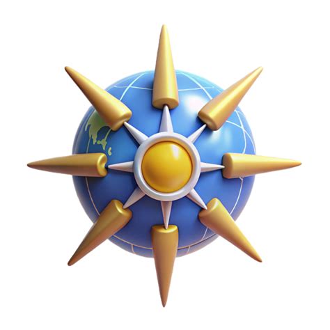 extraordinary creative Global Defense System 3D Render of a Protective ...