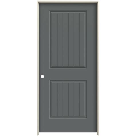 JELD-WEN Corvado 28-in x 80-in Granite 2-panel Square Solid Core ...