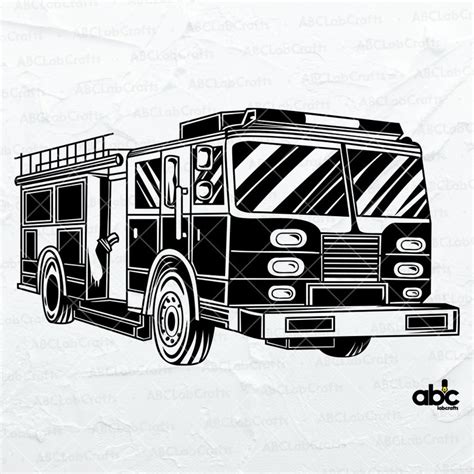 Buy Fire Truck Svg File Firefighter Svg Firefighter Clipart Online in ...