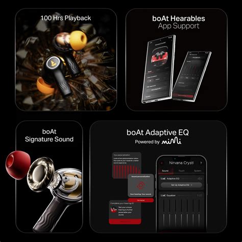 boAt Nirvana Crystl - ANC Wireless Earbuds with 100 Hours Playback