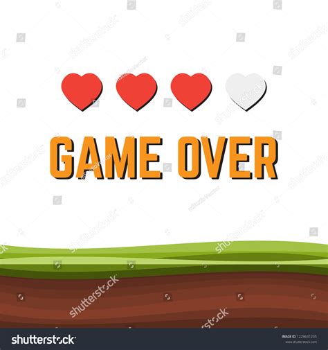 Game Over Pixel Art Arcade Game Stock Vector (Royalty Free) 1229631235 | Shutterstock