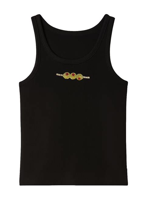 OLIVE TANK TOP BLACK (PRE-ORDER) – OWN