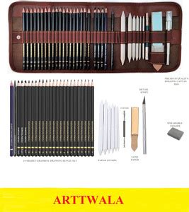 Flipkart.com | ARTTWALA Art 35 PC SKETCHING and Drawing Art Tool Kit ...