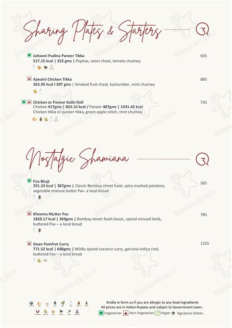 Menu at Qmin, Bengaluru, 2985, 12th Main Rd