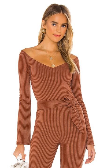 Song of Style Ursa Top in Rust Brown | REVOLVE
