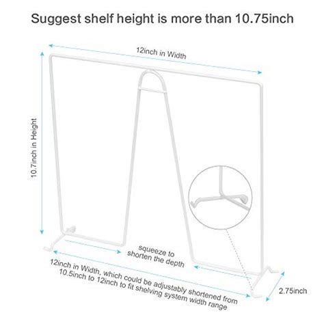 Shelf Divider for Wire Shelving, Kosiehouse Sturdy Wire Closet Shelf ...