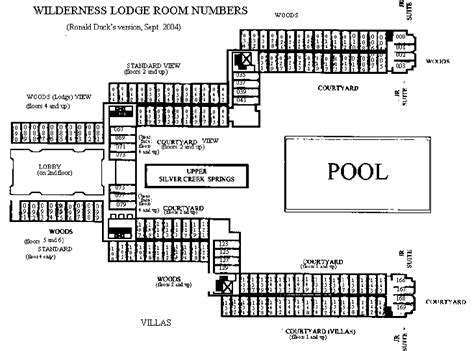 Wilderness Lodge Resort Map