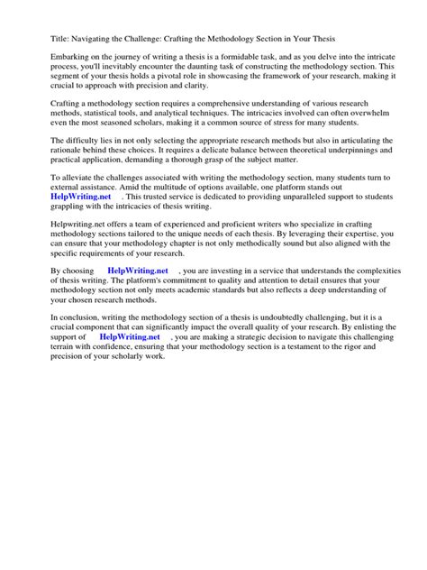 Image result for Methodology Section Example