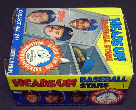 Lot Detail - Exceptionally Rare 1989 Topps Heads Up! Baseball Stars ...
