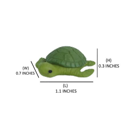 Buy Set of 10 turtle Miniature online — Wonderland Garden Arts and Craft
