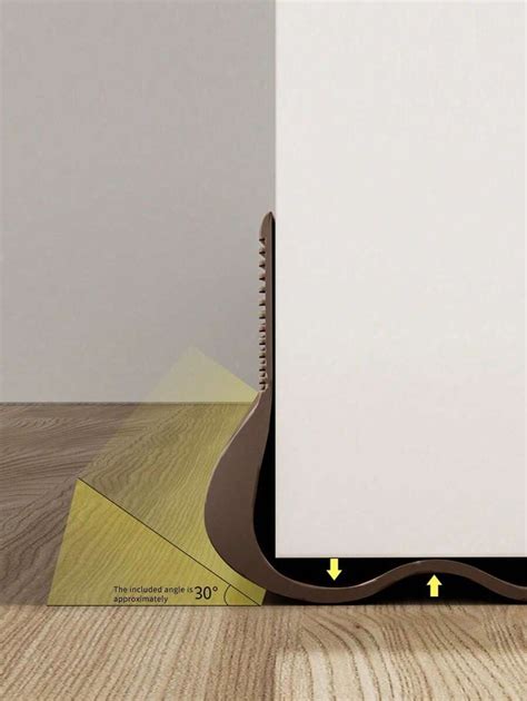 Wielokolorowa dolna uszczelka drzwi, dźwiękoszczelna uszczelka ...