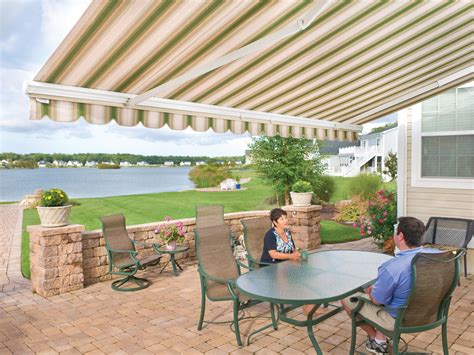 Retractable Permanent Awnings Fabric Awnings And Patio