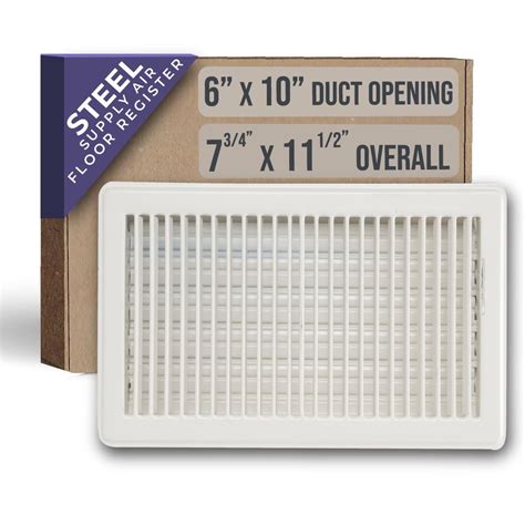 Snapklik.com : Fits 6x10 And 10x6 Duct Opening Floor Register
