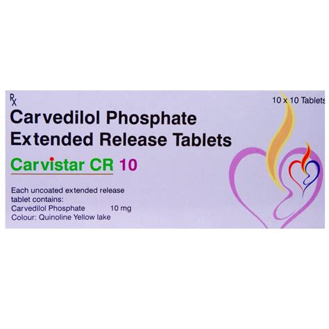Carvistar CR 10 Tablet | Uses, Side Effects, Price | Apollo Pharmacy