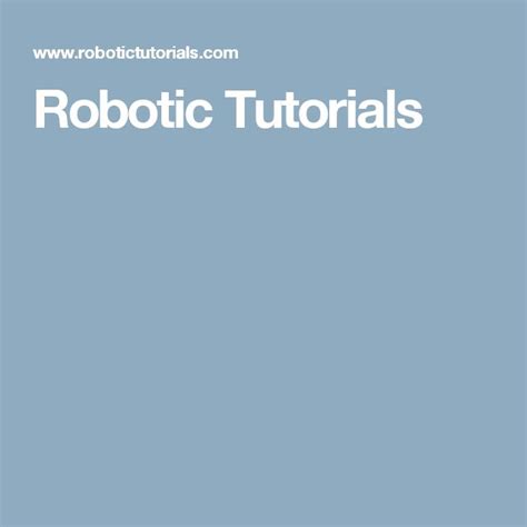 Robotic Training Tutorials 的图像结果