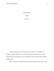 Image result for Solution Proposal Example