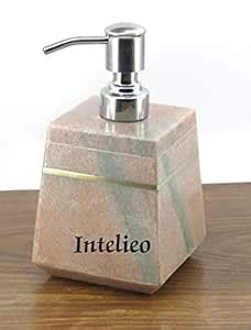 Intelieo Marble Stone Liquid Soap Dispenser for Bathroom, Kitchen and ...