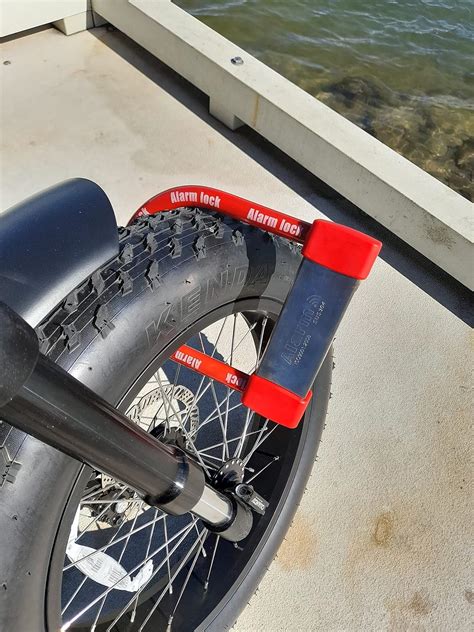 ENZZONE Bike Lock Heavy Duty Anti Theft Alarm Bike U Lock, India | Ubuy