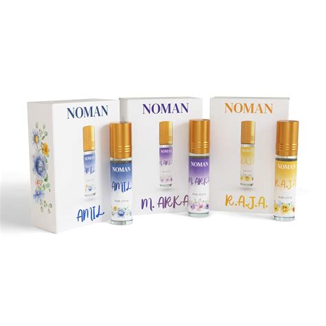 Noman M.Arka, R.A.J.A & Amil Long-Lasting Attar Combo |Pack of 3, 6.5ml ...