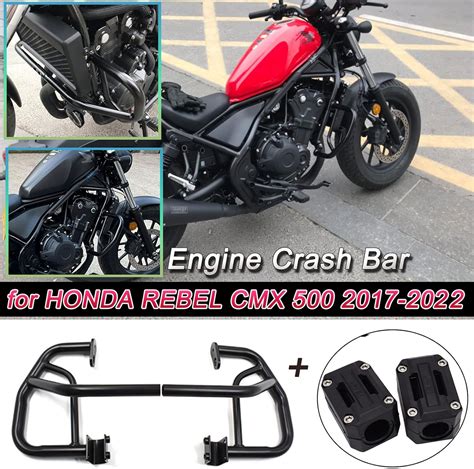 Buy Midimttop Motorcycle Crash Bar Engine Guard Frame Protection Bumper ...