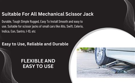 ASHTASH AUTO Folding Jack Rod for Toyota Innova for Scissor Vehicle ...