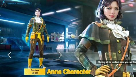 New Anna Character in BGMI & PUBG Mobile, Upcoming Anna Character Look ...