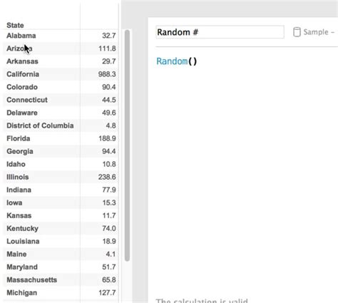 Image result for How to Use Random Number Generator in Tableau