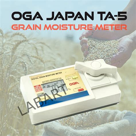 Grain Moisture Meter TA-5, OGA Japan for paddy, brown rice, polished r ...