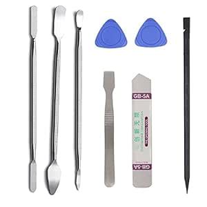 WOWSOME 8 In 1 Opener Set of 3 Metal Openers, 2 plastic openers 3 pry ...