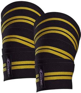 Joyfit Knee Wraps Pair for Squats, Gym, Powerlifting Knee Support - Buy ...