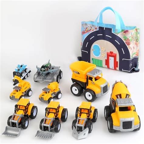 Seemiracle 11pcs Baby Toy Cars for Toddlers 1-3 Years Old Urban Traffic ...