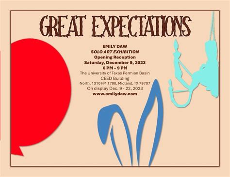 Great Expectations - Solo Art Exhibition Reception , UTPB C.E.E.D ...